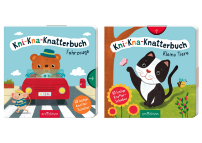 Kni-Kna-Knatterbuch: Fahrzeuge & Kleine Tiere
